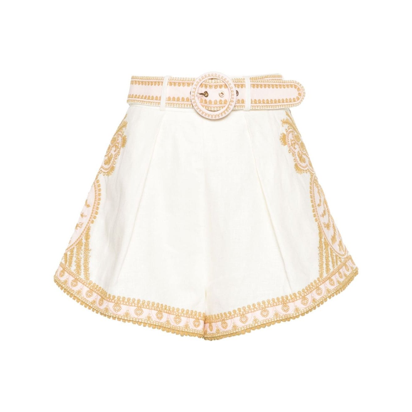 Zimmermann Zimmermann Waverly embroidered linen shorts Women’s Clothing