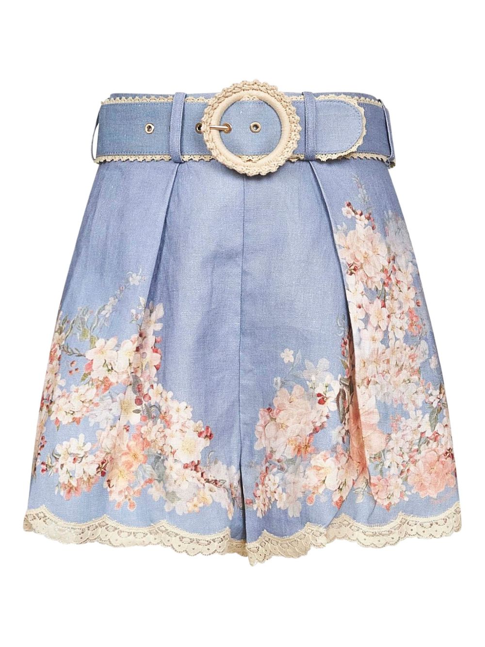 Zimmermann - Zimmermann Shorts Clear Blue - Short trousers