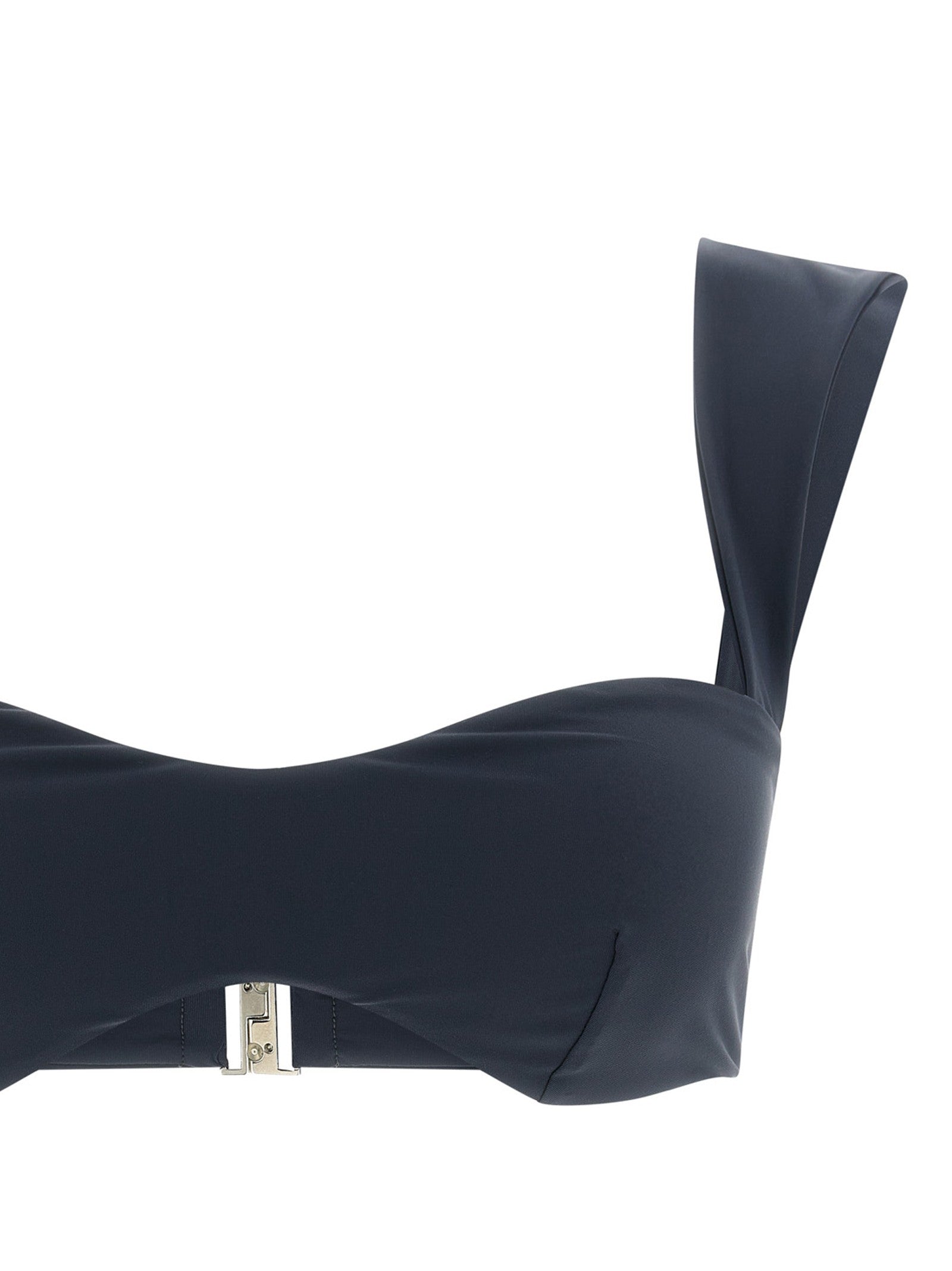 Magda Butrym Bikini Top Grey