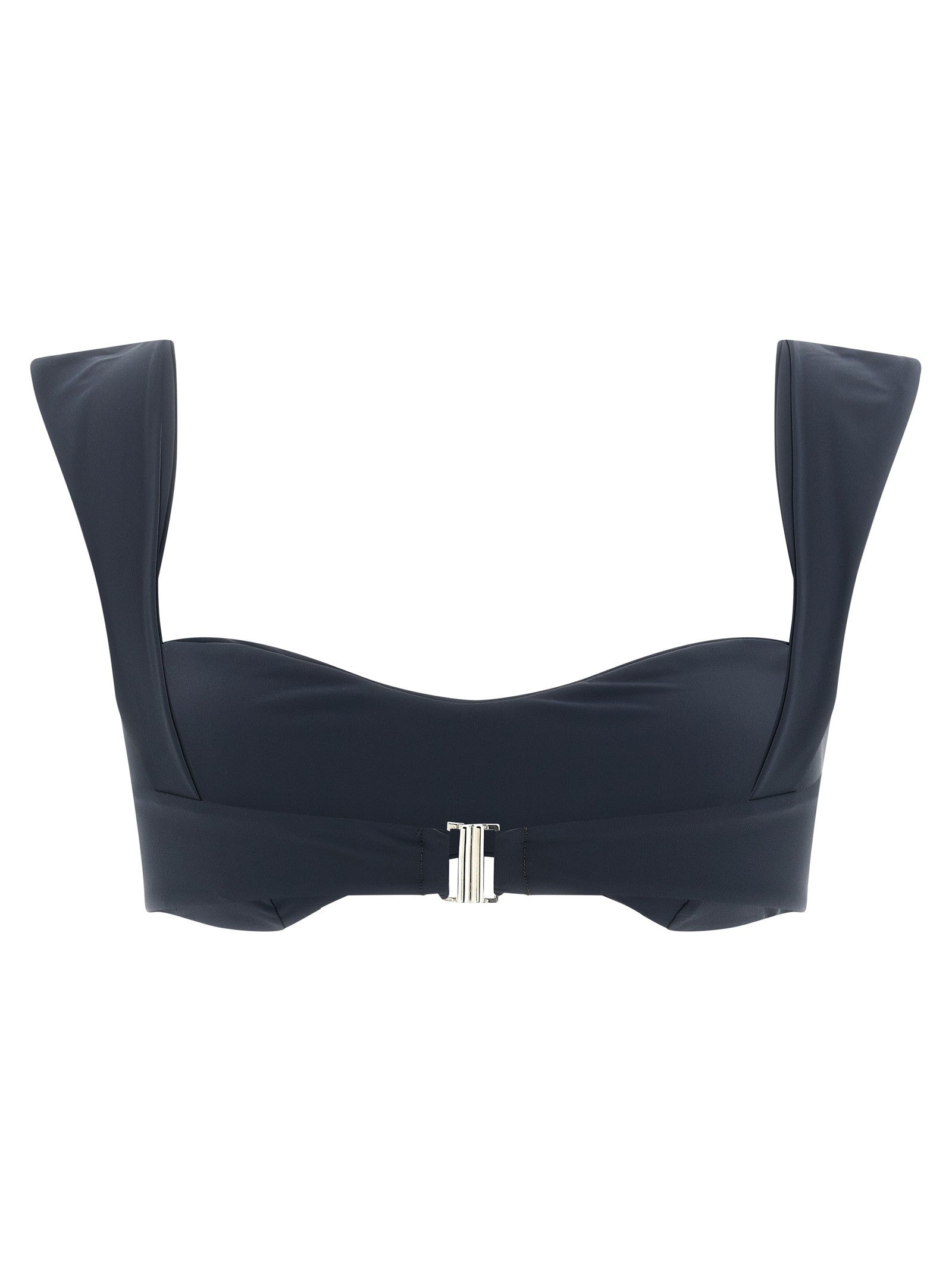 Magda Butrym Bikini Top Grey
