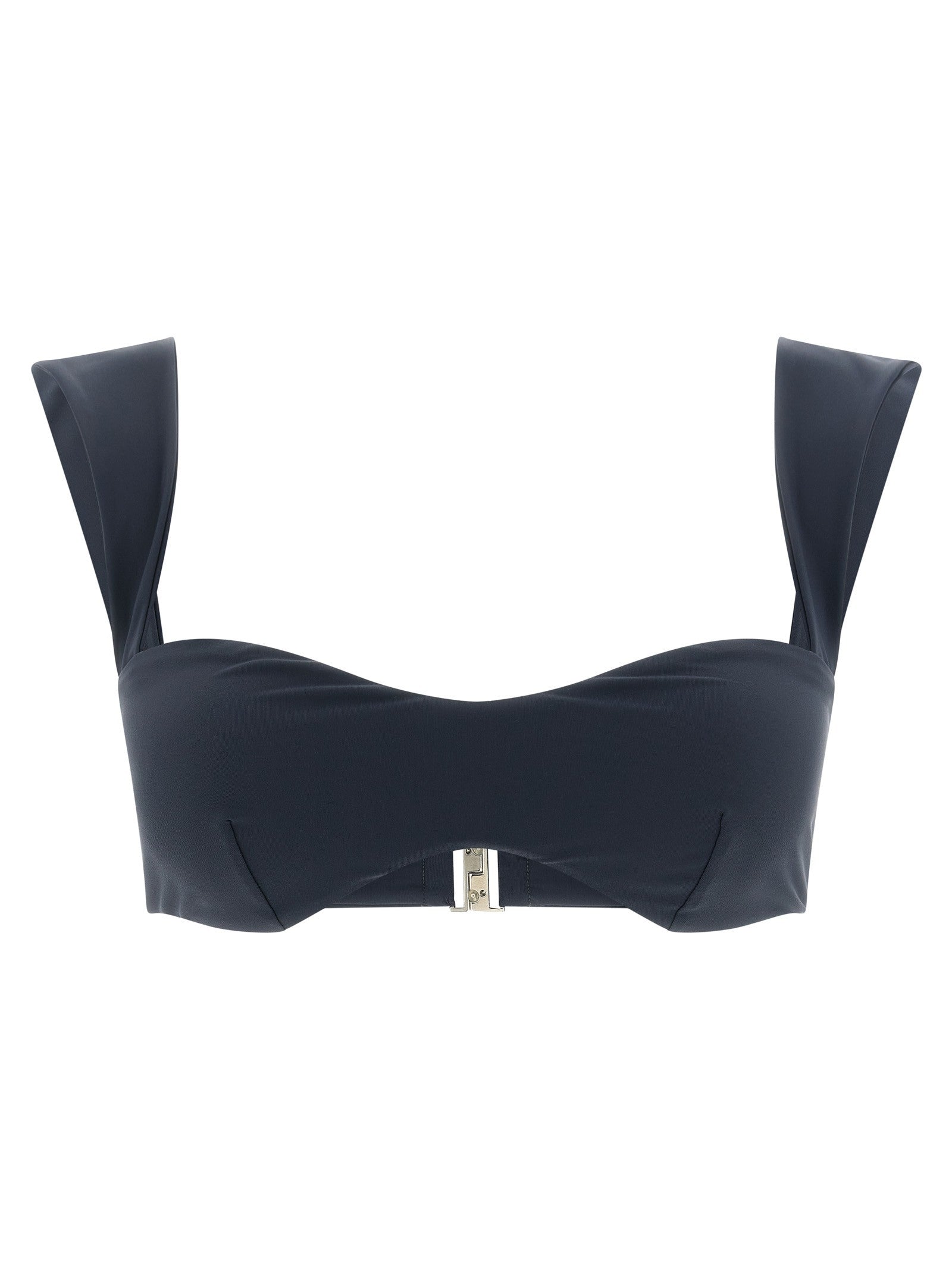 Magda Butrym Bikini Top Grey