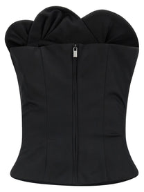 Magda Butrym Corset Top Black, view 2