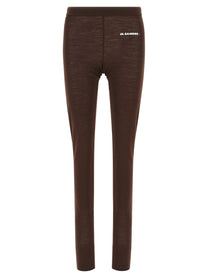 Jil Sander Leggings Red