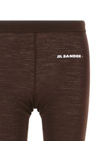 Jil Sander Leggings Red