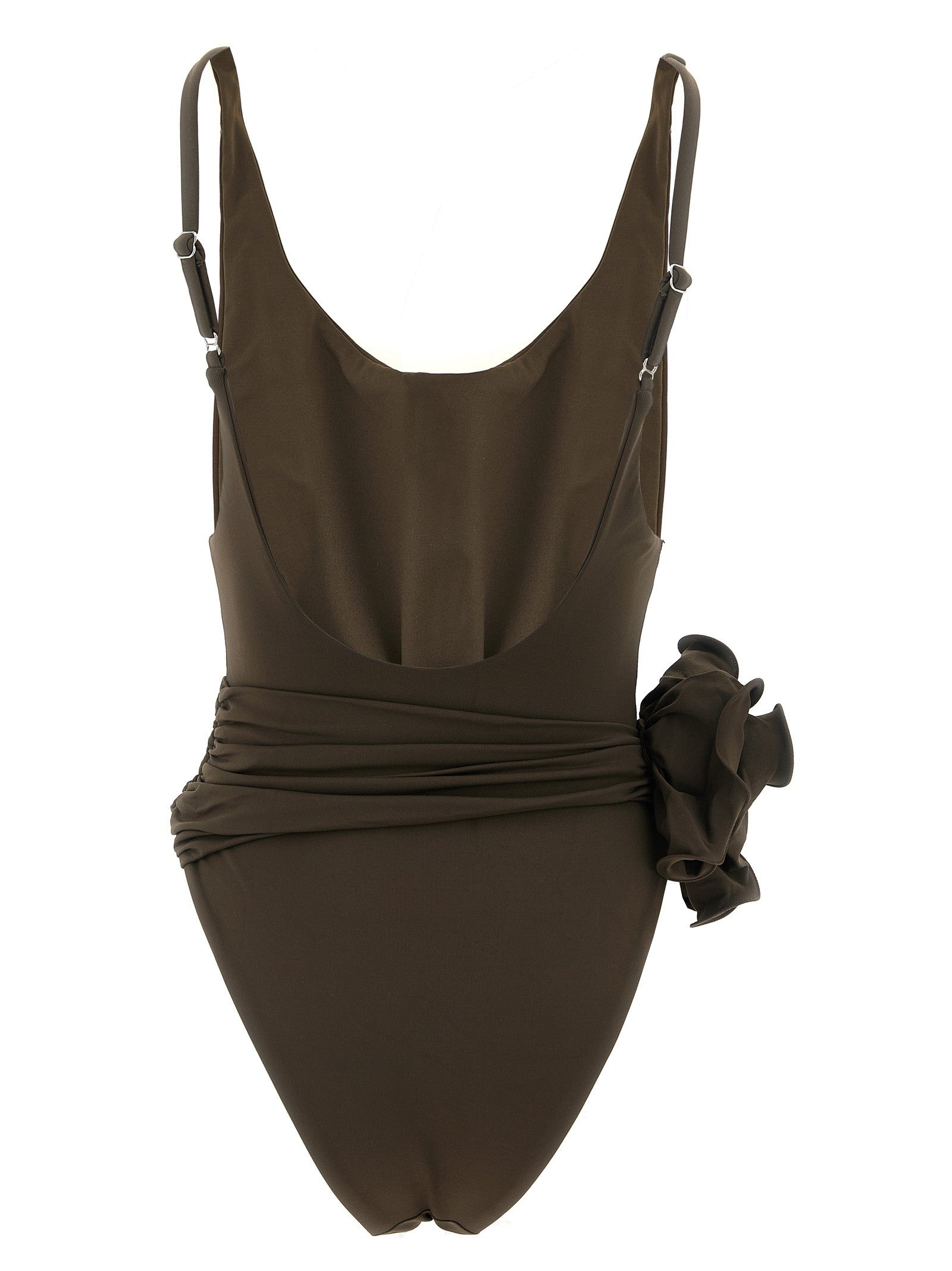Magda Butrym One Piece Swimsuit Brown
