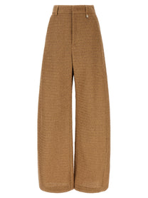 GIUSEPPE DI MORABITO - GIUSEPPE DI MORABITO Women’s Raffia Pants Beige - Women’s Pants