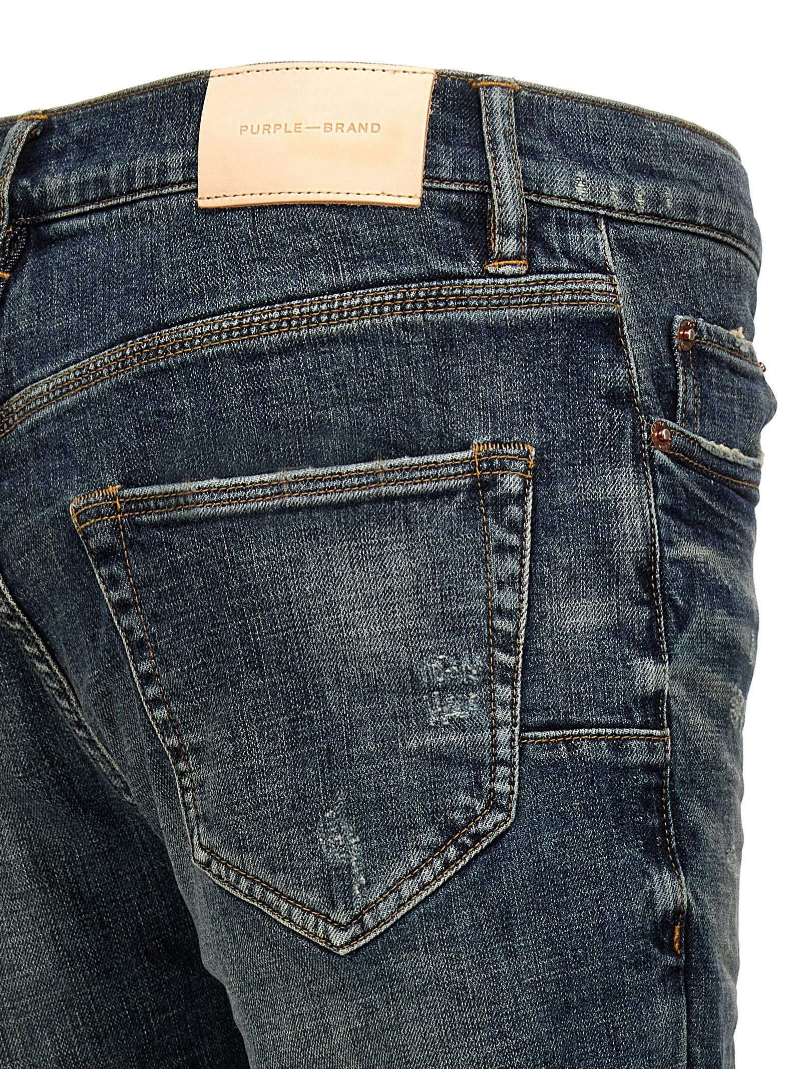 PURPLE BRAND Year Dirty Fade Jeans Blue