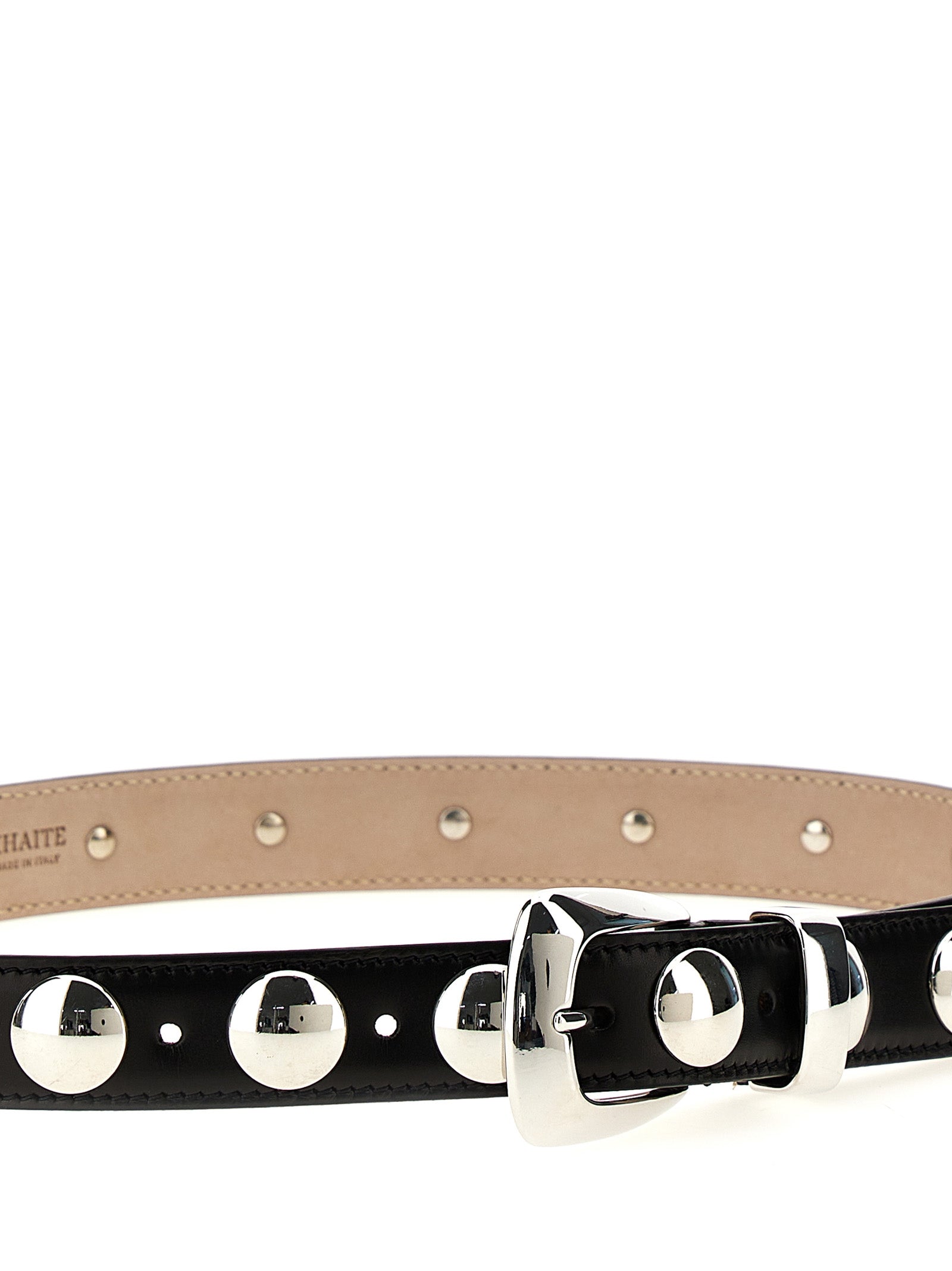 KHAITE Women's Benny Belt Black