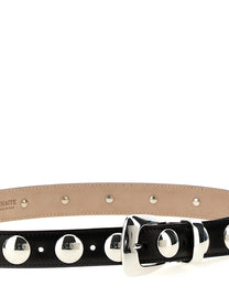 KHAITE Women's Benny Belt Black