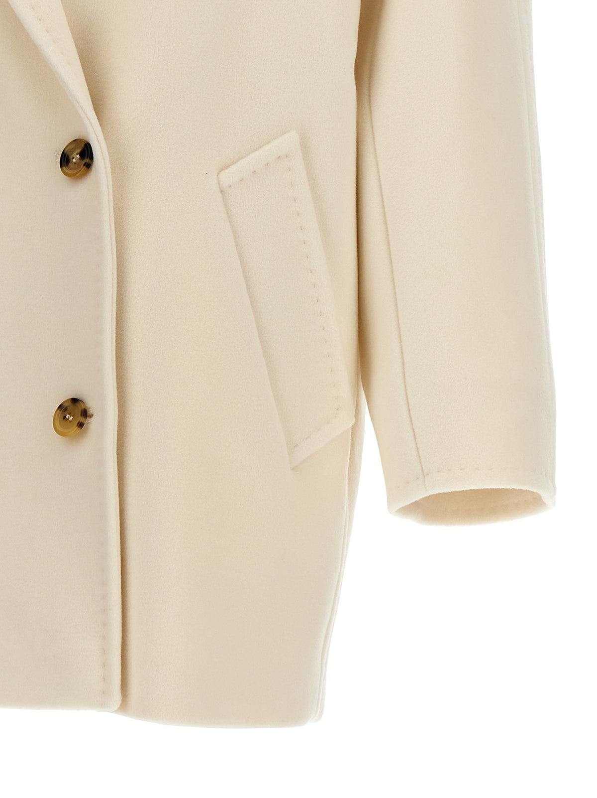 Max Mara Icon Coat Coat White, view 4