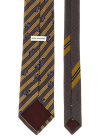 Dries Van Noten Tie Gold