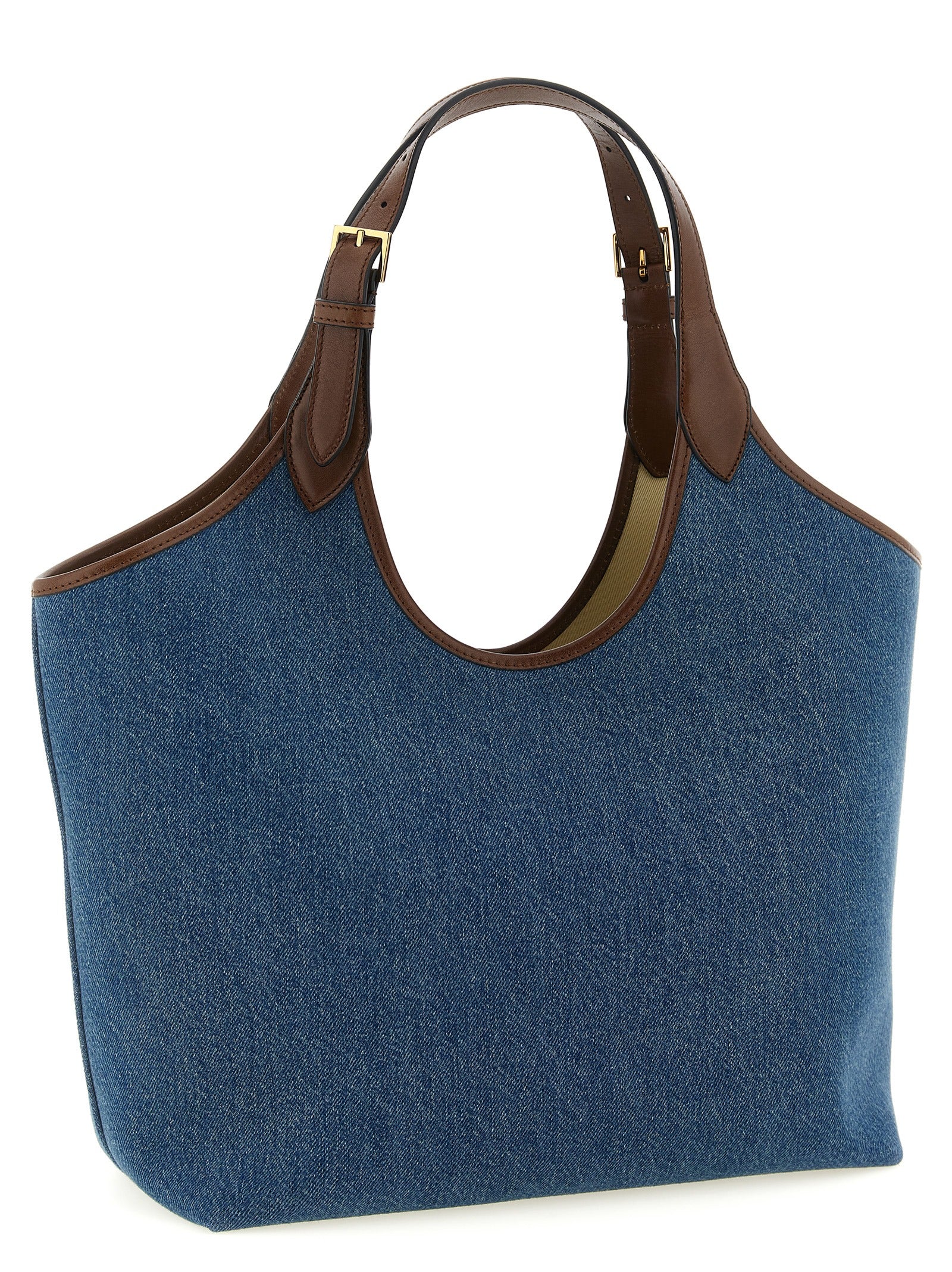 VERSACE Women's Medium La Medusa Shopping Bag Blue