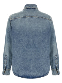 VERSACE Men's Medusa Shirt Light Blue