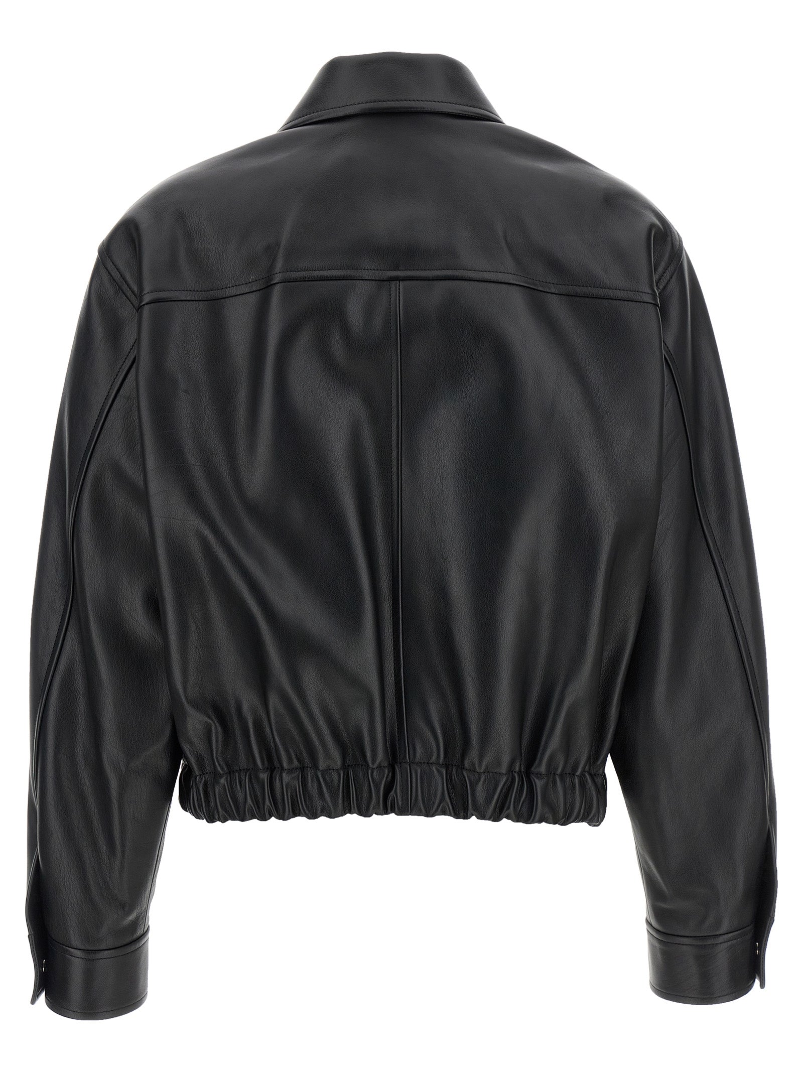 VERSACE - VERSACE - Leather blouson - Women’s Outerwear