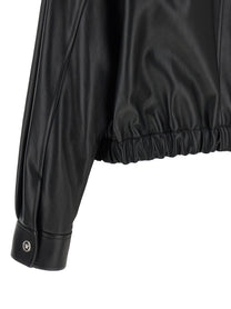 VERSACE - VERSACE - Leather blouson - Women’s Outerwear