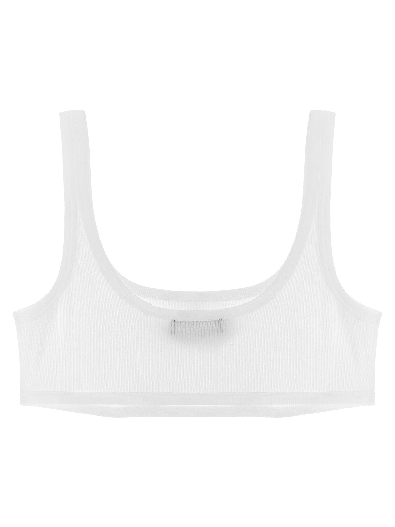 VERSACE Women's Versace Logo Bra White