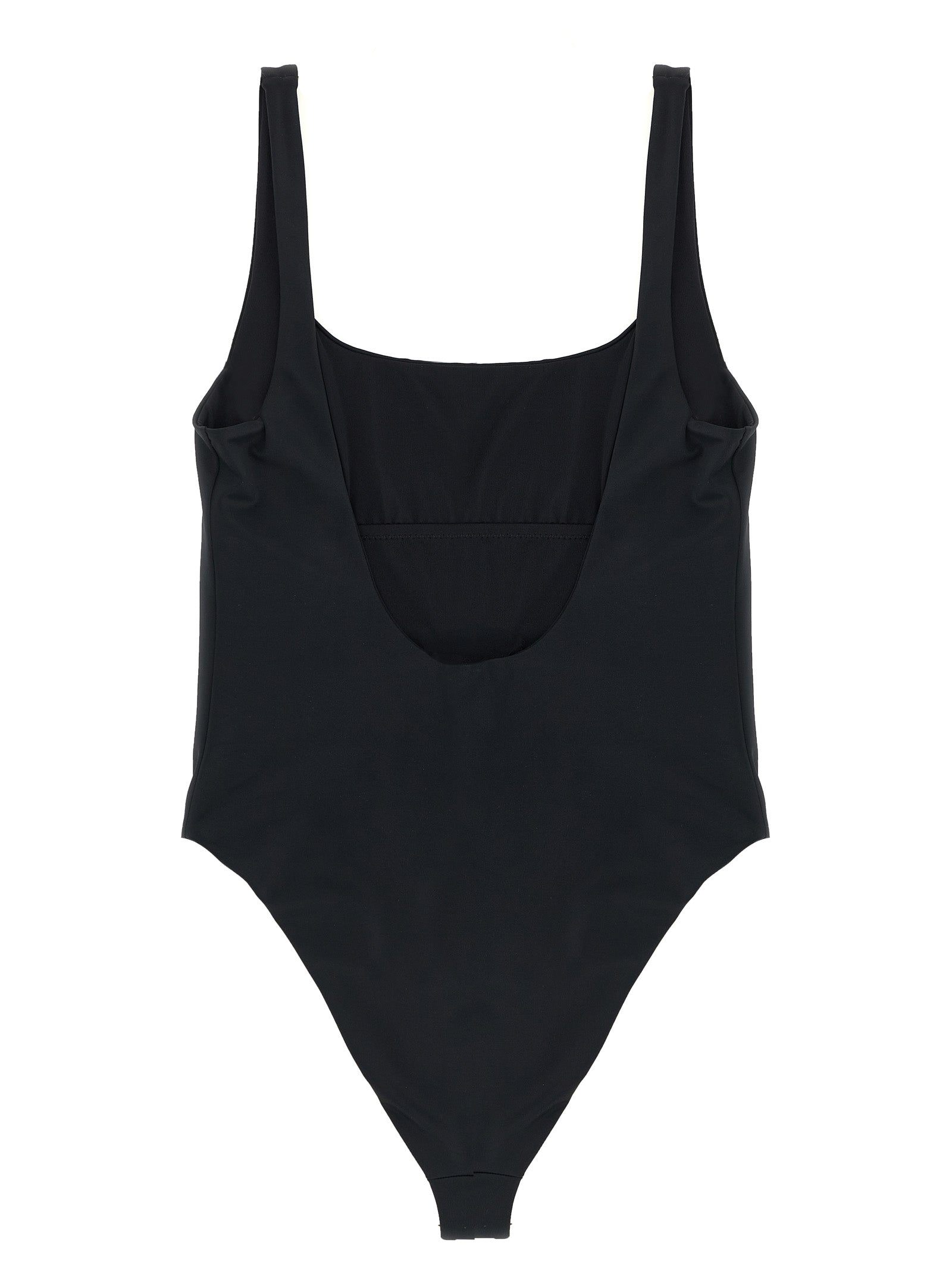 VERSACE Women's Versace Logo One-Piece Swimsuit Black