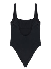 VERSACE Women's Versace Logo One-Piece Swimsuit Black
