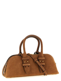 PINKO Women's Bowling Baguette Shoulder Bag Brown