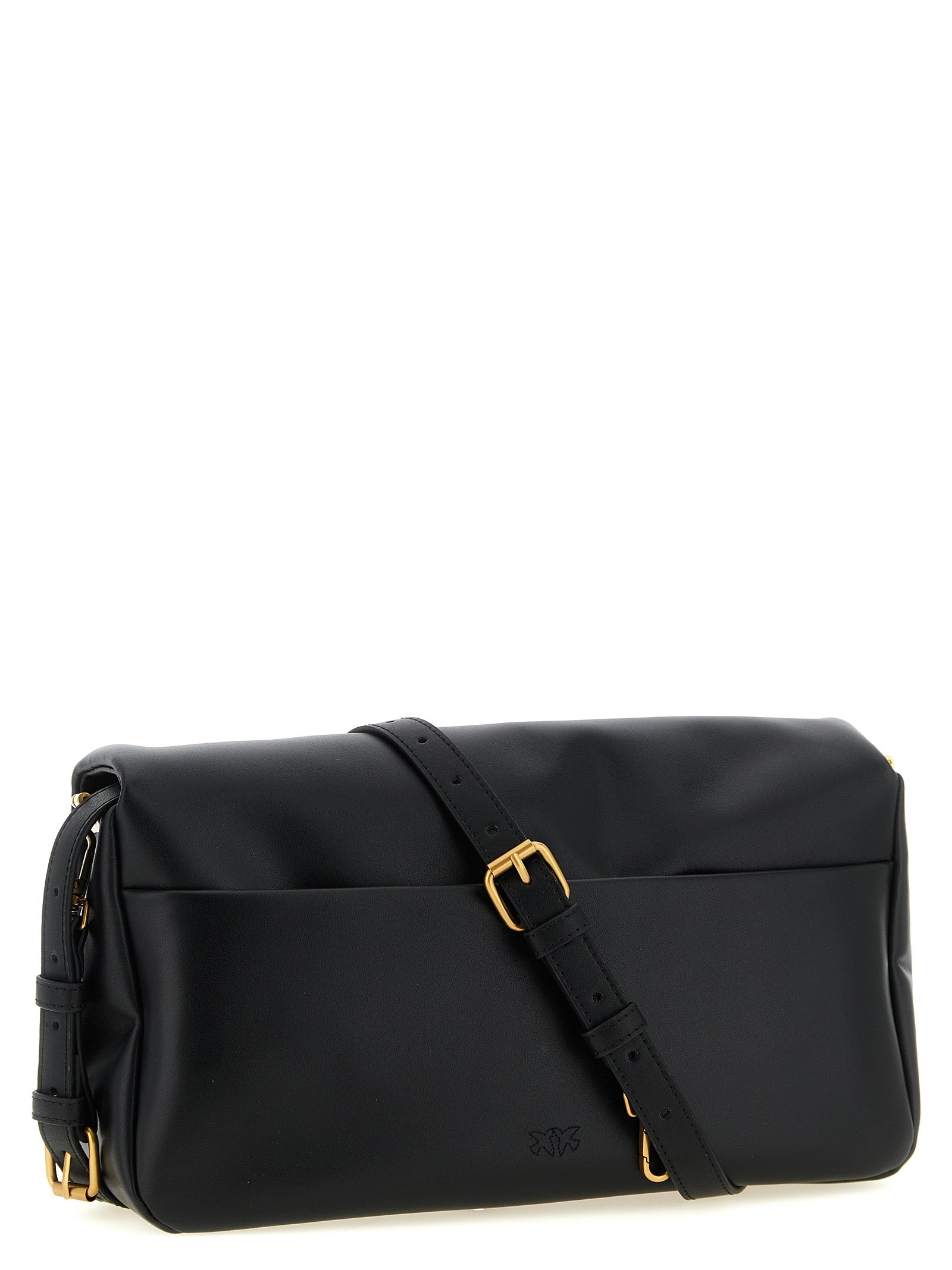 PINKO Women's Click Soft Classic Crossbody Bag Black