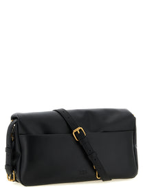 PINKO Women's Click Soft Classic Crossbody Bag Black