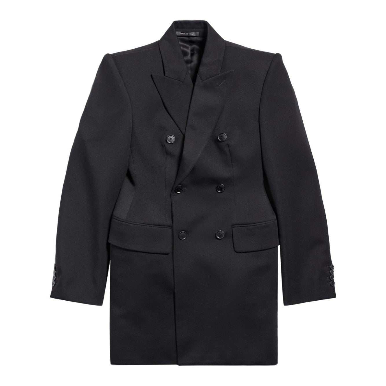 Balenciaga Hourglass Virgin Wool Double-breasted Blazer