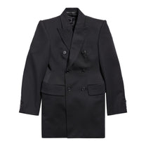 Balenciaga Hourglass Virgin Wool Double-breasted Blazer