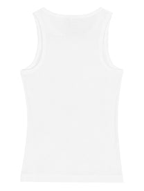 Ganni Cotton Rib Tank Top
