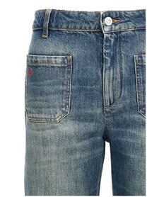 VICTORIA BECKHAM - VICTORIA BECKHAM Women’s Alina Jeans Blue - Women’s Bottoms