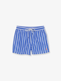 Polo Ralph Lauren Men's Traveler Recycled Nylon Swim Trunks Blue