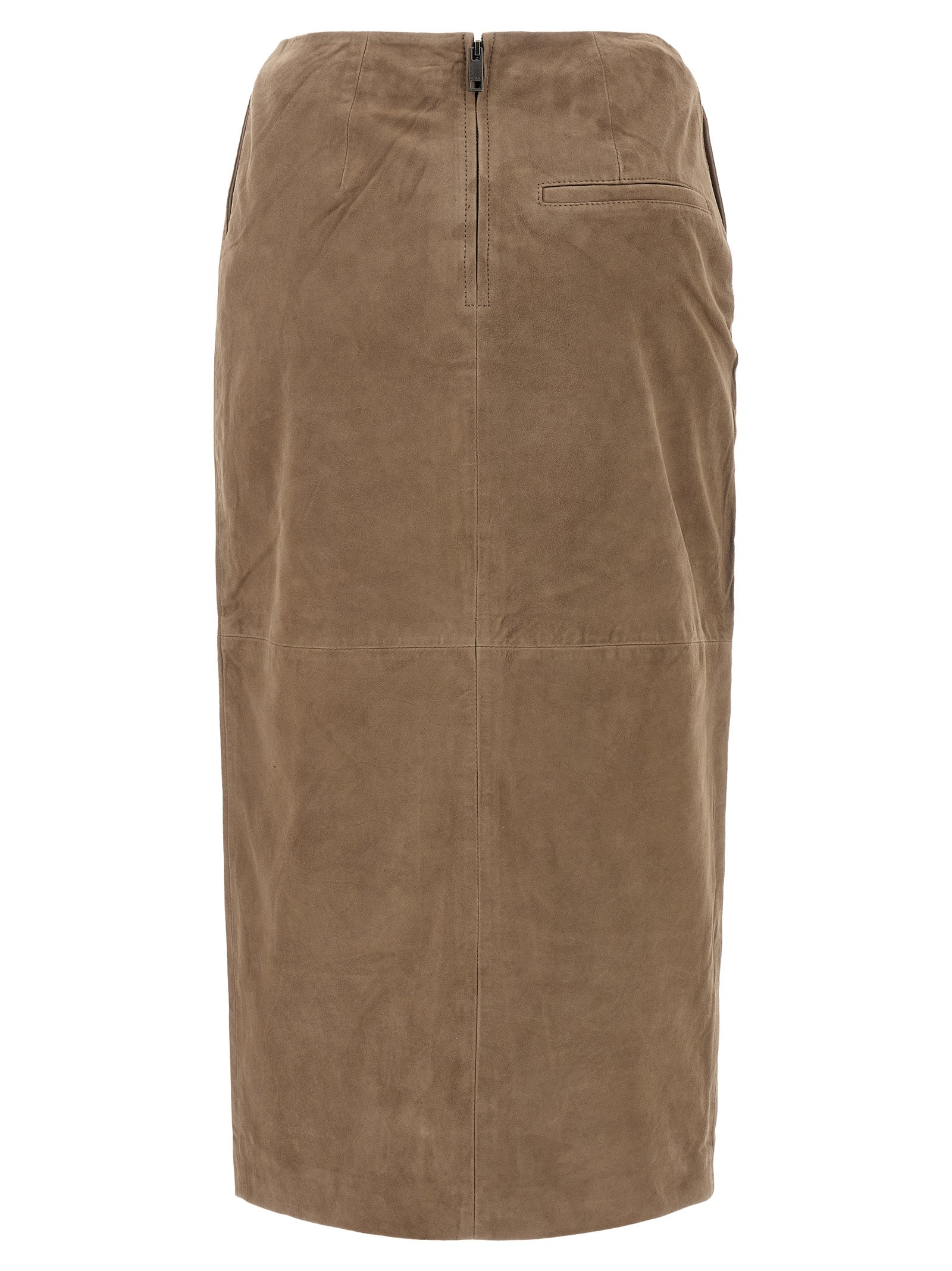 ROTATE BIRGER CHRISTENSEN - ROTATE BIRGER CHRISTENSEN - Suede skirt - Women’s Bottoms