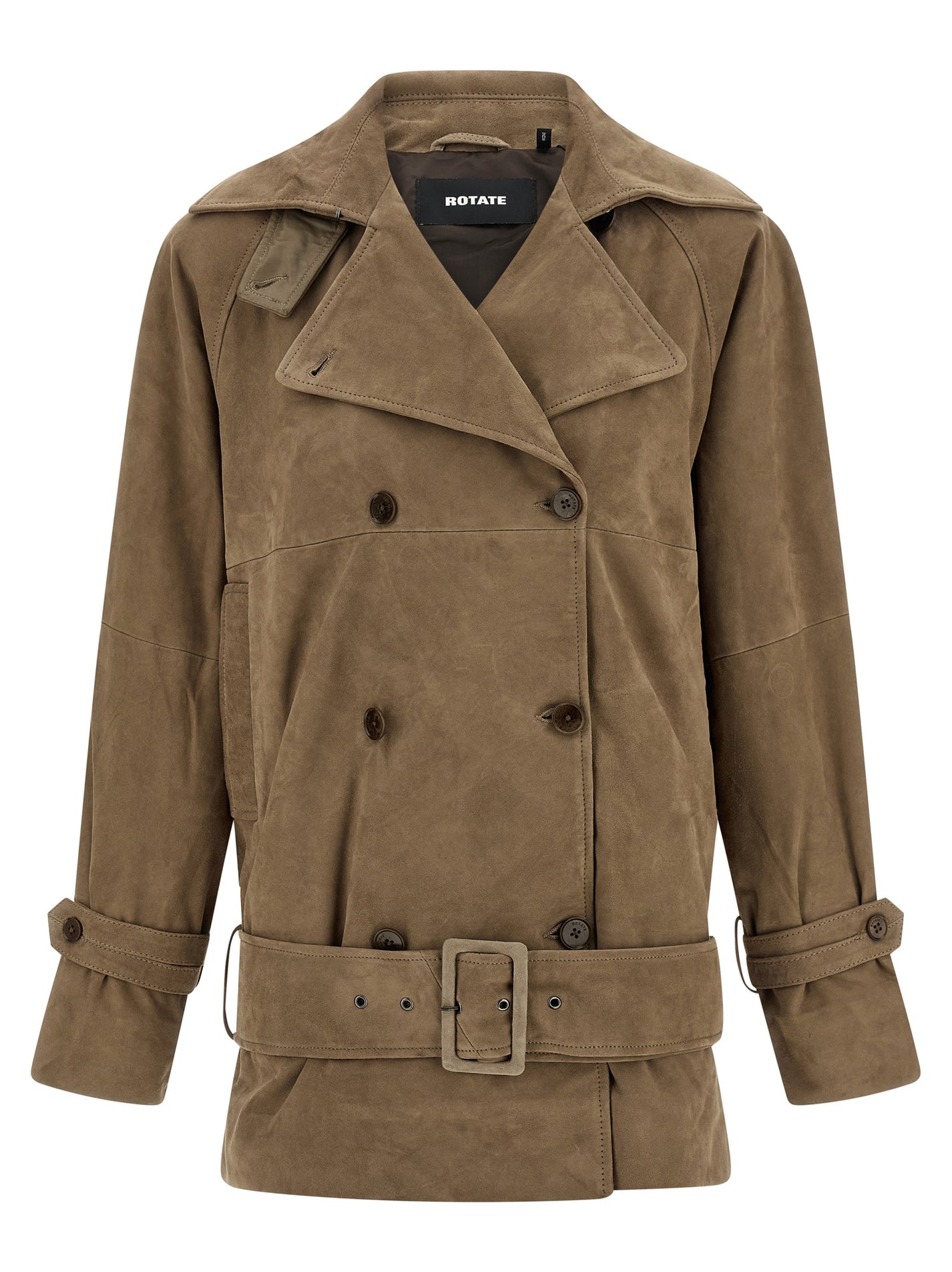 ROTATE BIRGER CHRISTENSEN - ROTATE BIRGER CHRISTENSEN - Suede jacket - Women’s Outerwear