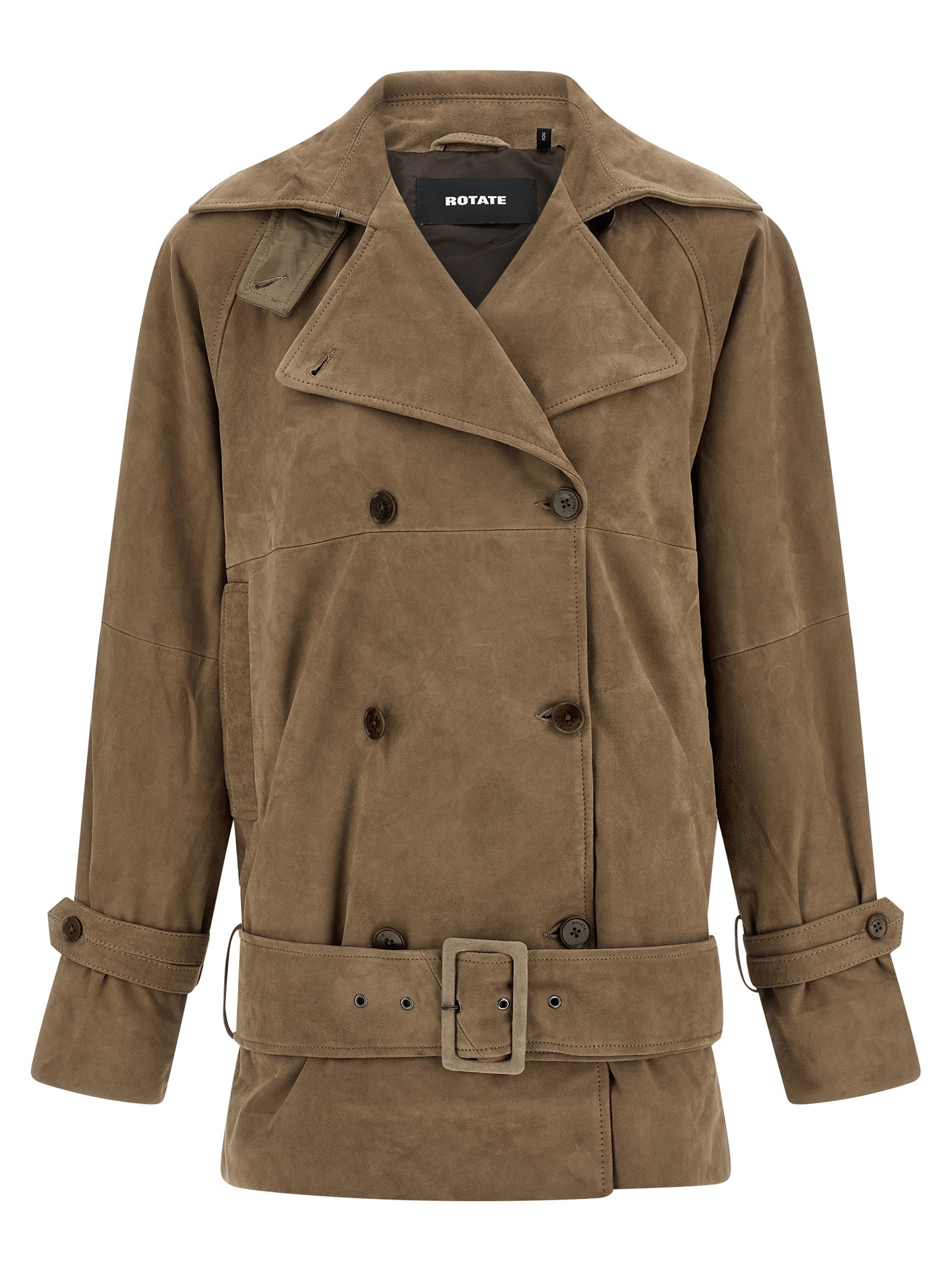 ROTATE BIRGER CHRISTENSEN - ROTATE BIRGER CHRISTENSEN - Suede jacket - Women’s Outerwear