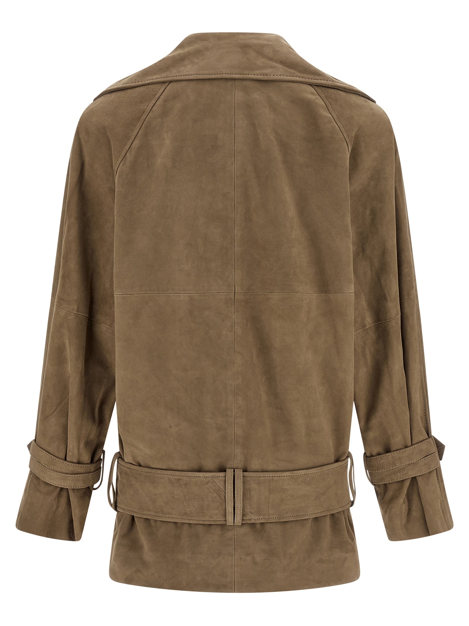 ROTATE BIRGER CHRISTENSEN - ROTATE BIRGER CHRISTENSEN - Suede jacket - Women’s Outerwear