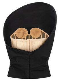Magda Butrym Bustier Top Black