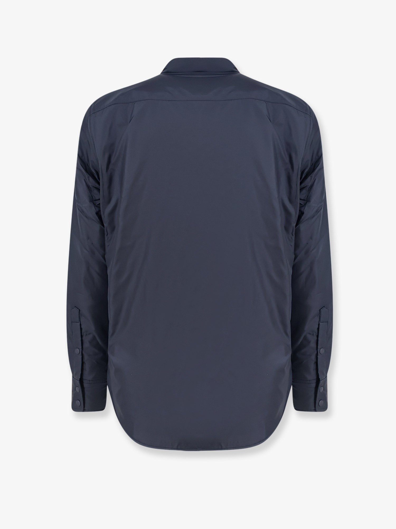 ASPESI Men's Più Thermore Nylon Shirt Blue