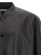 Jil Sander Leather Jacket Black