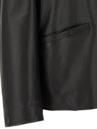 Jil Sander Leather Jacket Black