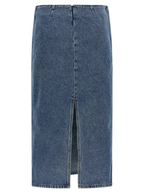 MAGDA BUTRYM - MAGDA BUTRYM Women’s 11 Skirt Blue - Women’s Bottoms