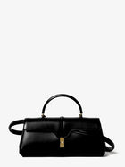Celine Women's East West Handbag in Satin Calfskin Black