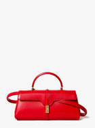 Celine Women's East West Handbag in Satin Calfskin Red