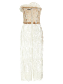 Magda Butrym Midi Dress White