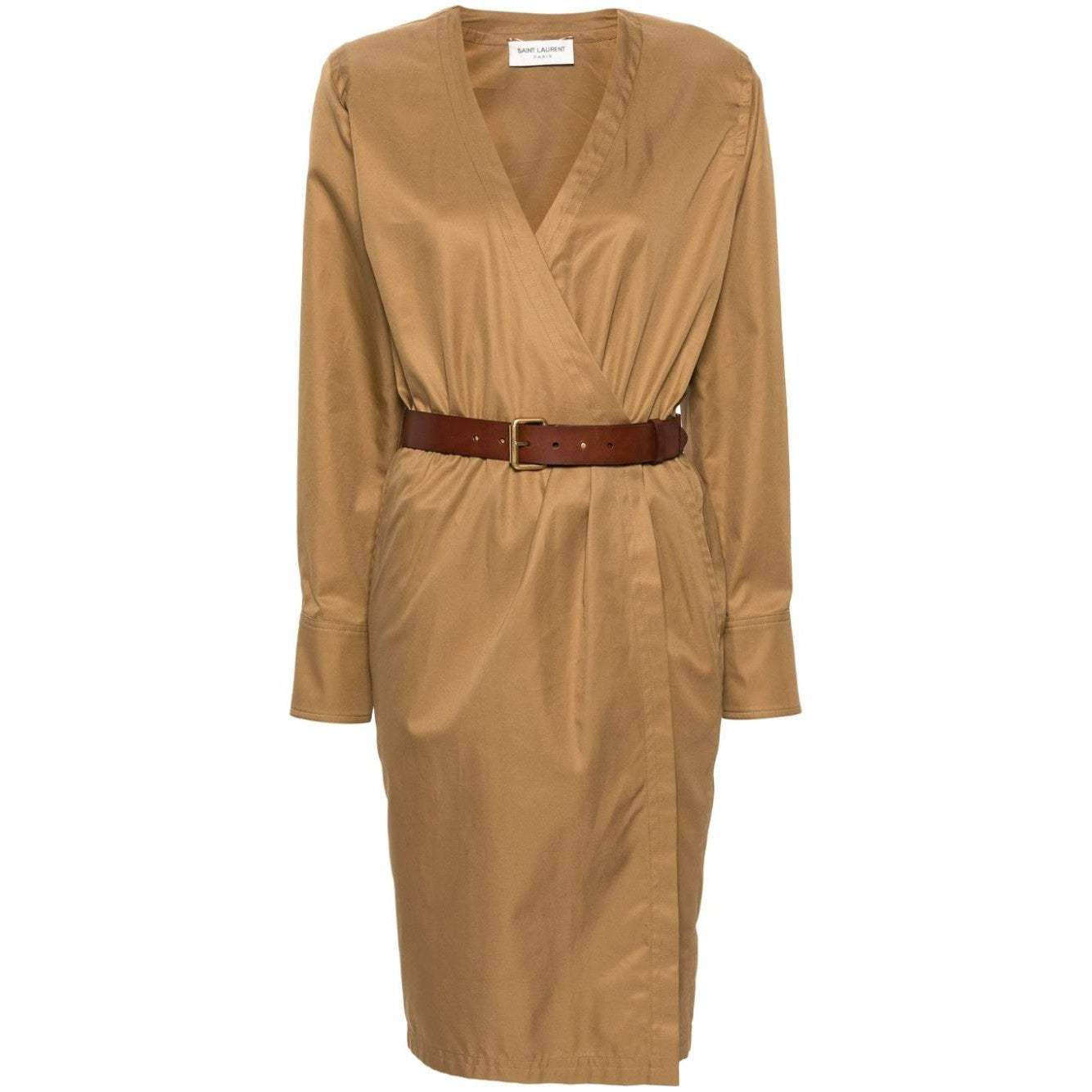 Saint Laurent belted dress