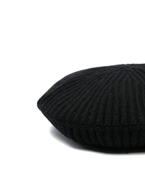Ganni Ribbed wool hat
