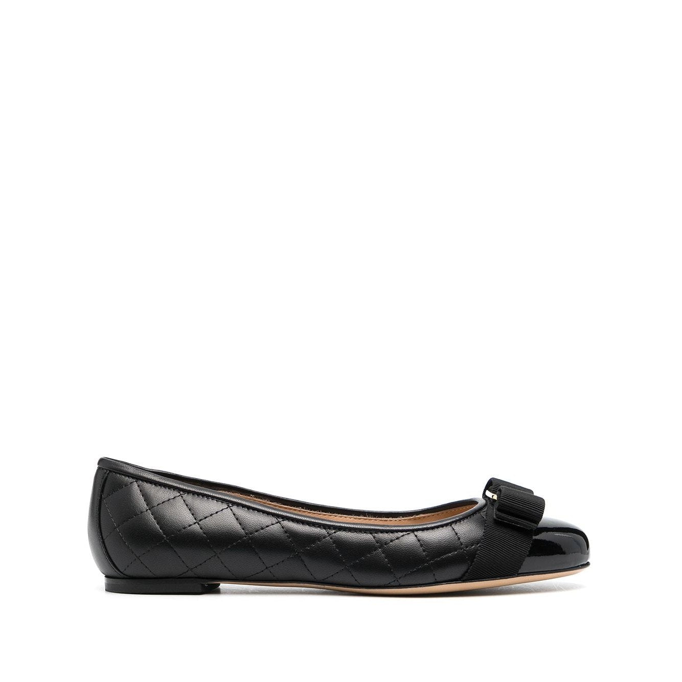 Ferragamo Varina quilted ballerinas