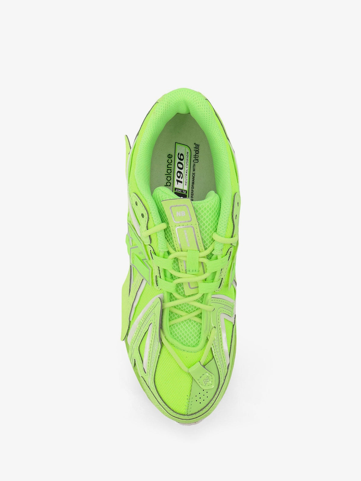 New Balance Men's Low Top Mesh Sneakers Green, view 5