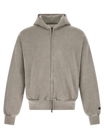 FEAR OF GOD ESSENTIAL - FEAR OF GOD ESSENTIAL - ’Classic Fleece Full Zip’ hoodie - Men’s Sweatshirts