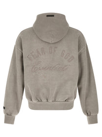 FEAR OF GOD ESSENTIAL - FEAR OF GOD ESSENTIAL - ’Classic Fleece Full Zip’ hoodie - Men’s Sweatshirts