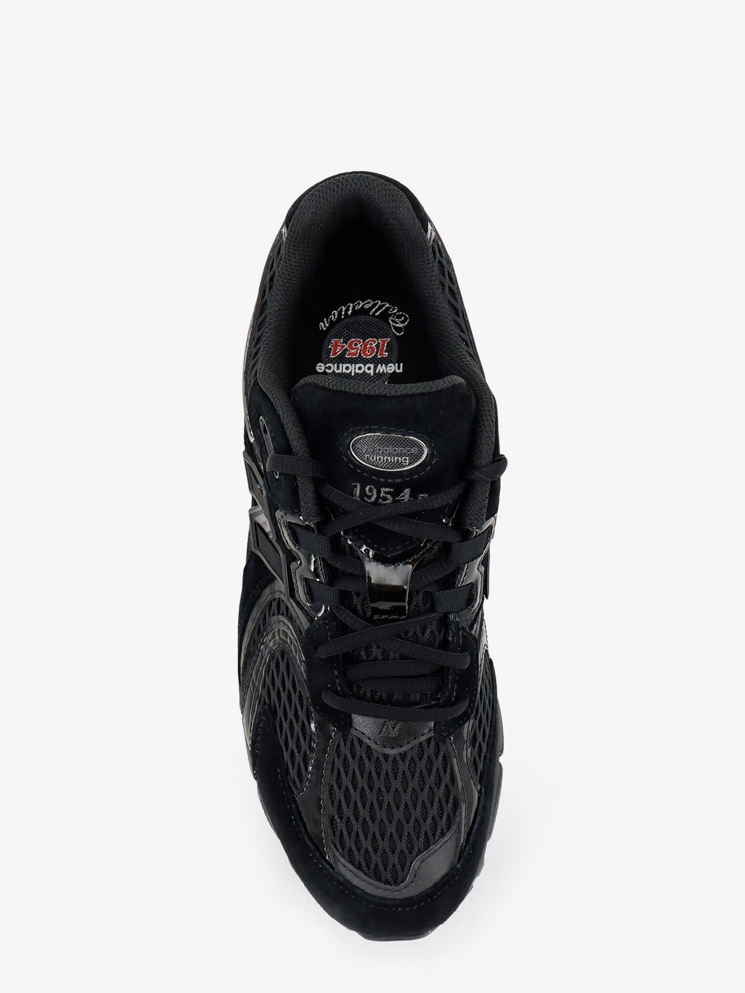 New Balance Men's Mesh and Suede Sneakers Black