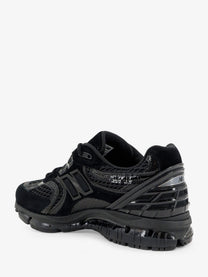 New Balance Men's Mesh and Suede Sneakers Black